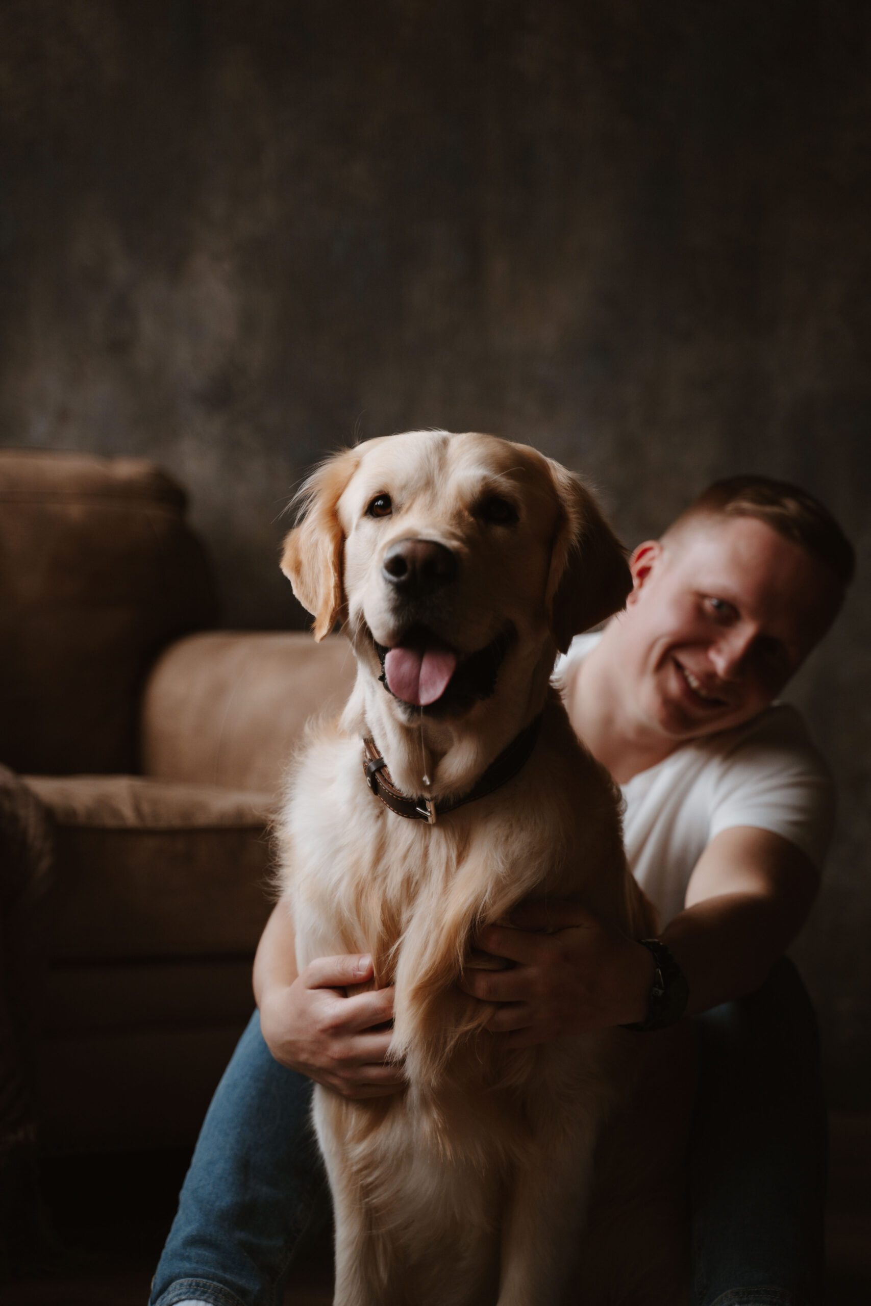 Portreesessioon koos koeraga 