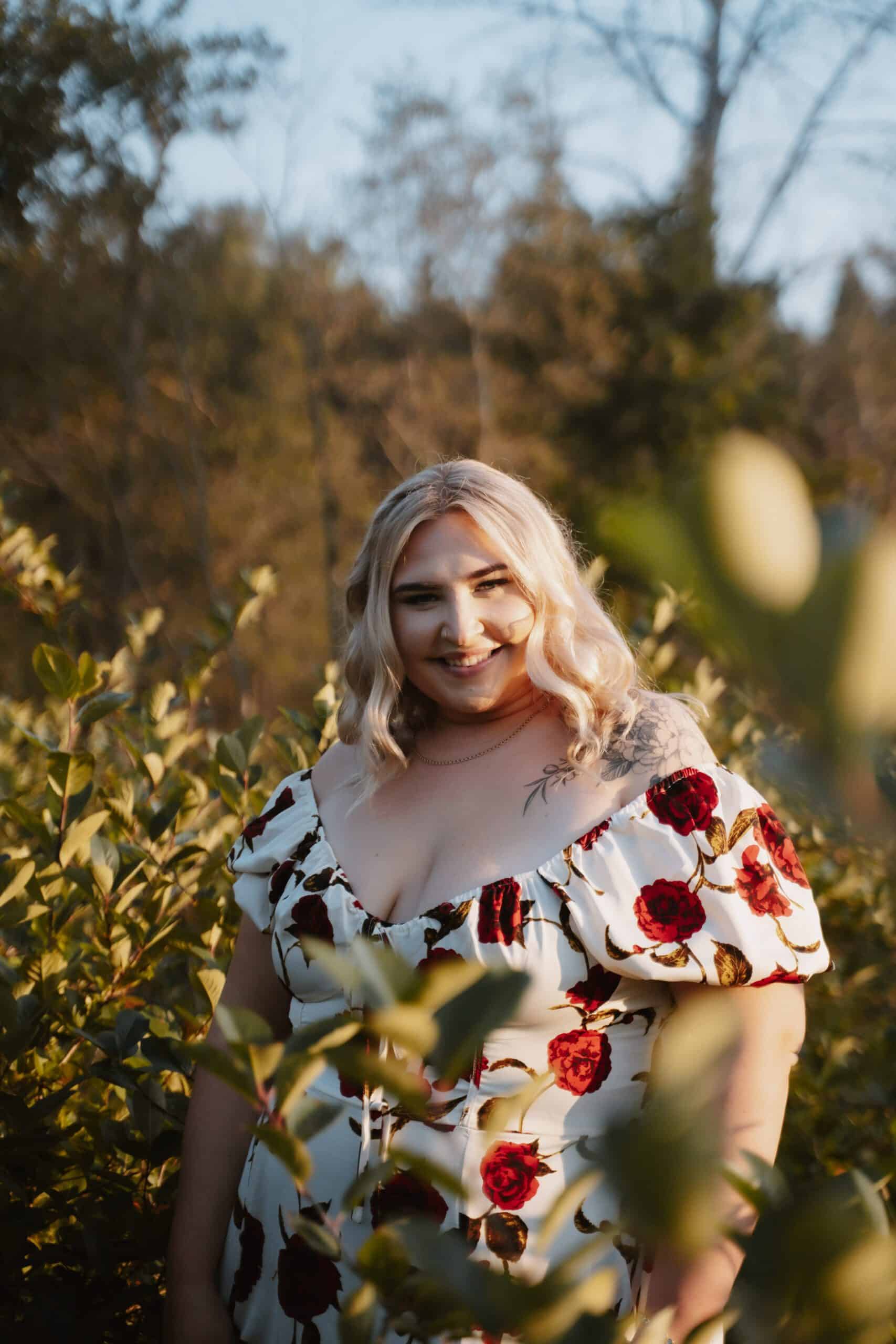 Portreesessioon looduses