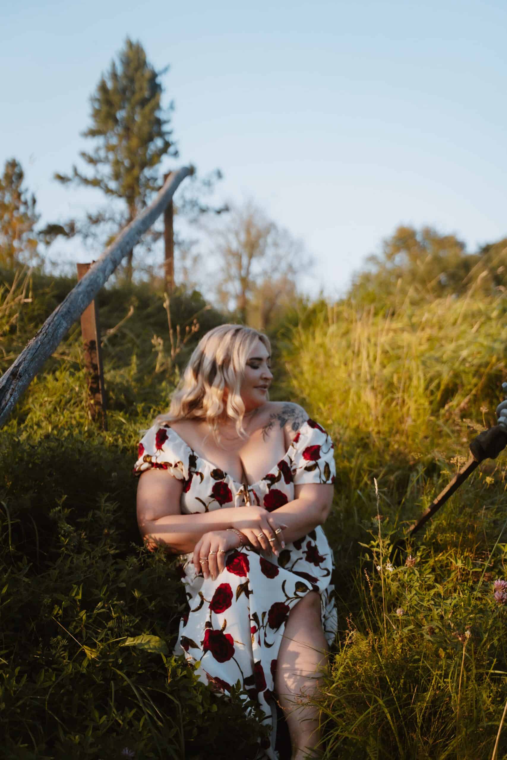 Portreesessioon looduses